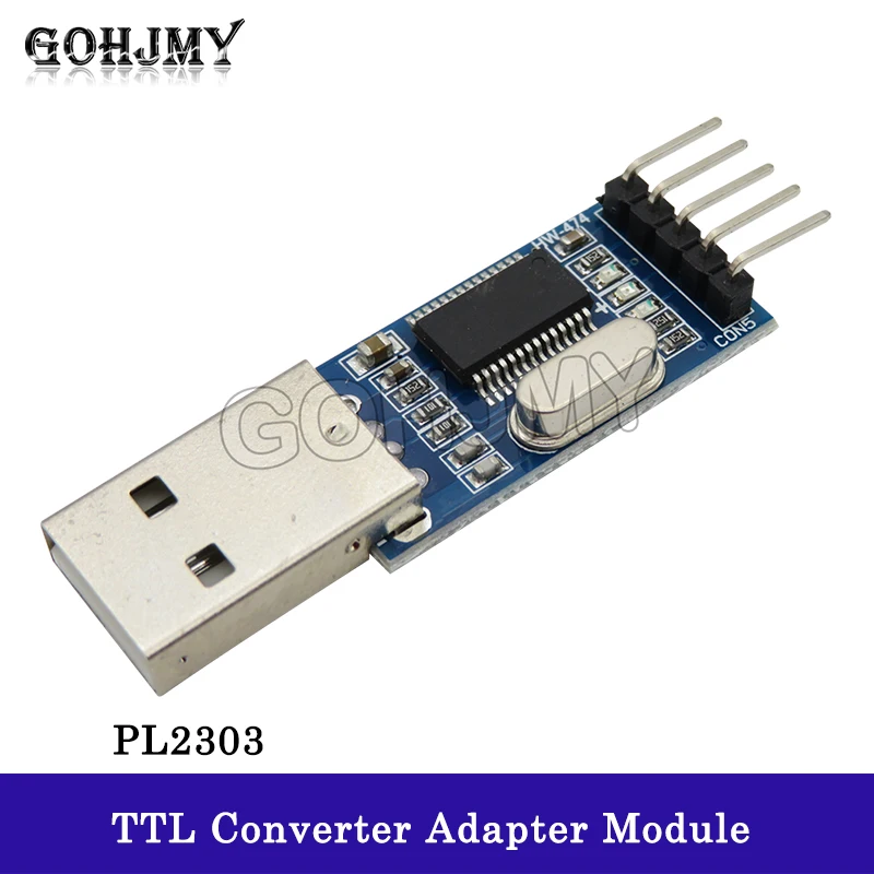 PL2303 USB To RS232 TTL Converter Adapter Module PL2303HX STC Microcontroller Brush Machine Board