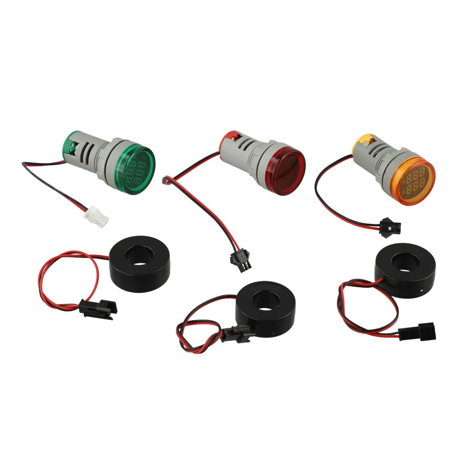 Signal Indication Digital Volt Amp Meter LED Display Monitor LED Display Voltage Meter Green LED Voltage Measuring 2V