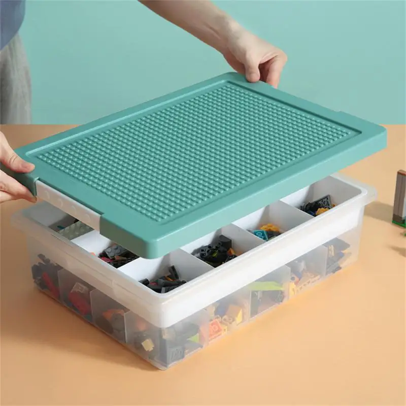 

Building Block Storage Box Transparent Children's Toy Box Part Compartment Transparent Box Storage Boxes And Boxes With Cover