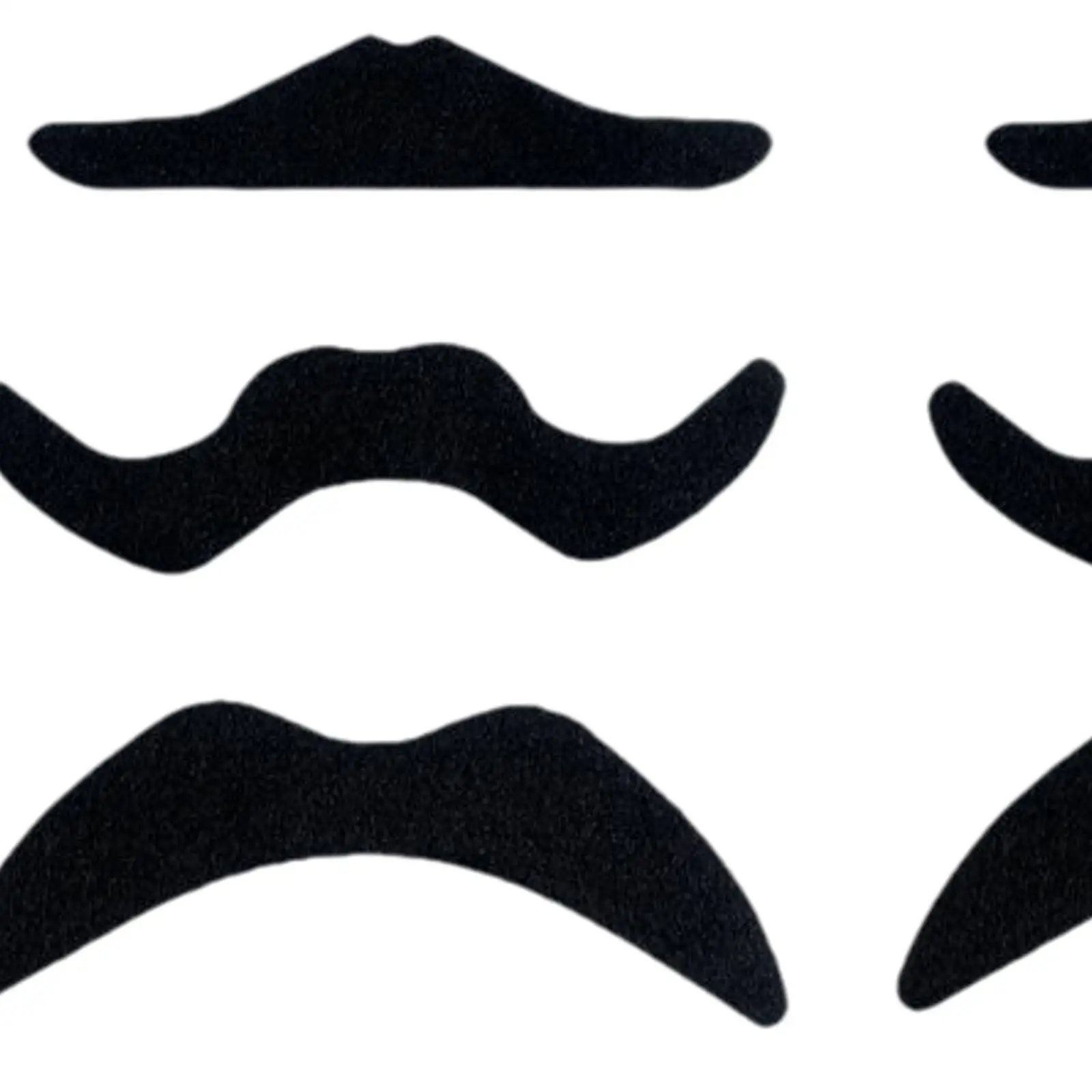 12 Pieces Self Adhesive Mustache Men Women Halloween Beard Beard for Carnival Performance Halloween Role Play Party Supplies