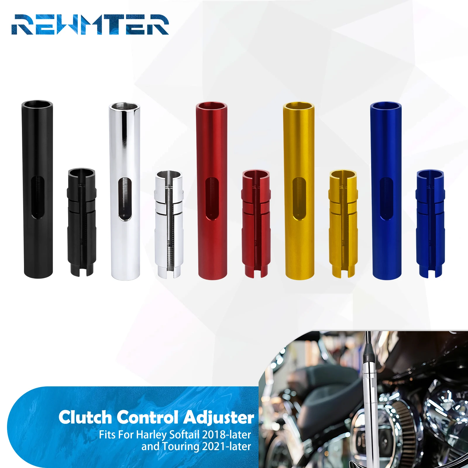Motorcycle Clutch Control Adjuster For Harley Touring Electra Street Road Glide 2021-Up Softail Fat Boy Street Bob FXBR 2018-Up