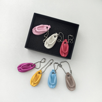 1pcs Mini Multicolor Optional EVA Slipper Fashion Decoration Accessory Suitable for Key Purses Backpacks Cute School Bag