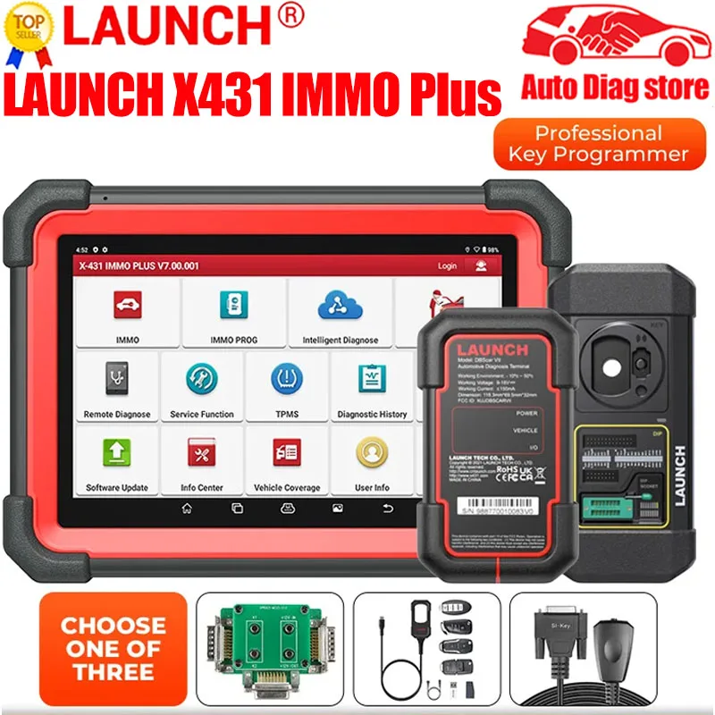 

LAUNCH X431 IMMO Plus Car Key Programmer Programming Tool Automotive Diagnostc Scanner Autoscanner Auto Diagnost Immobilizer