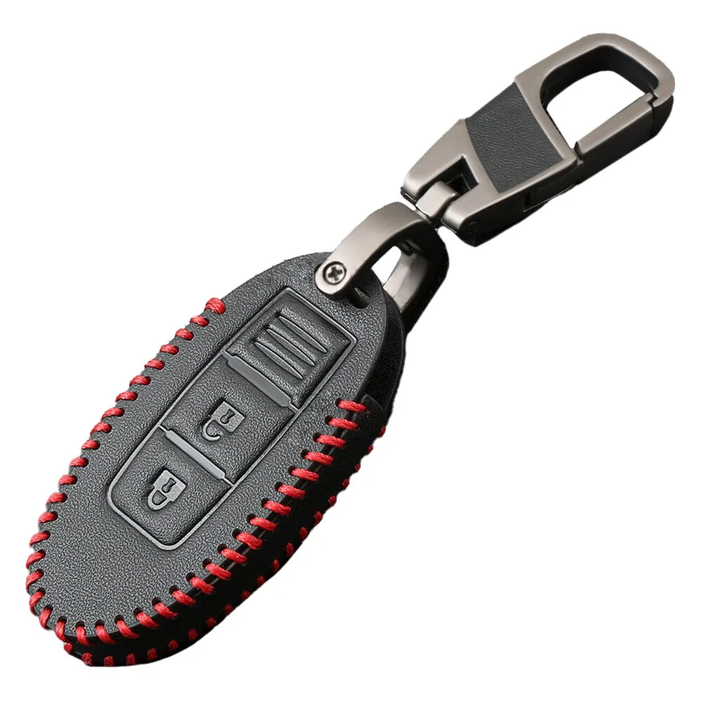 Protective Leather Remote Cover for Quick and Convenient Use with For Nissan Qashqai Skyline Juke Alissa Xtrail