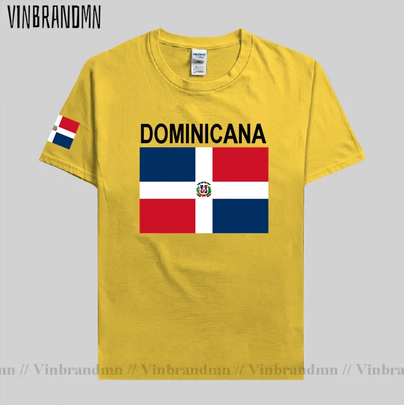 Dominican Republic Dominicana DOM Men T shirts Jerseys Nation Team Tshirt Cotton T-shirt Gyms Clothing Top Tees Country Dominica