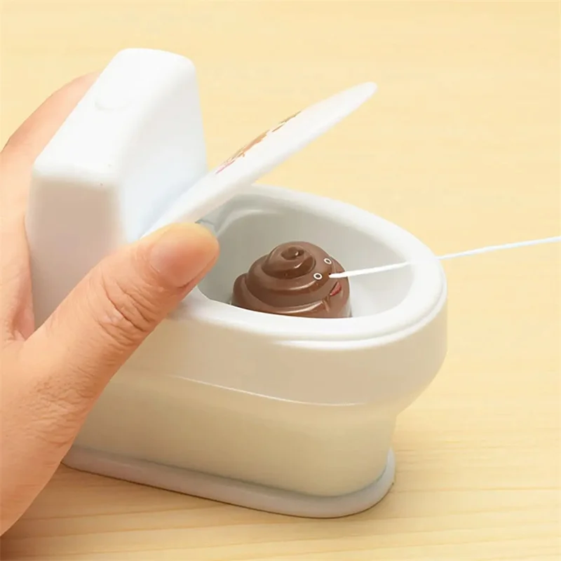 Prank Squirt Toilet Mini Funny Squirt Water Toliet with 3D Poop Funny Joke Gag Secret Squirting Toilet Toy for Boys and Girls view 3