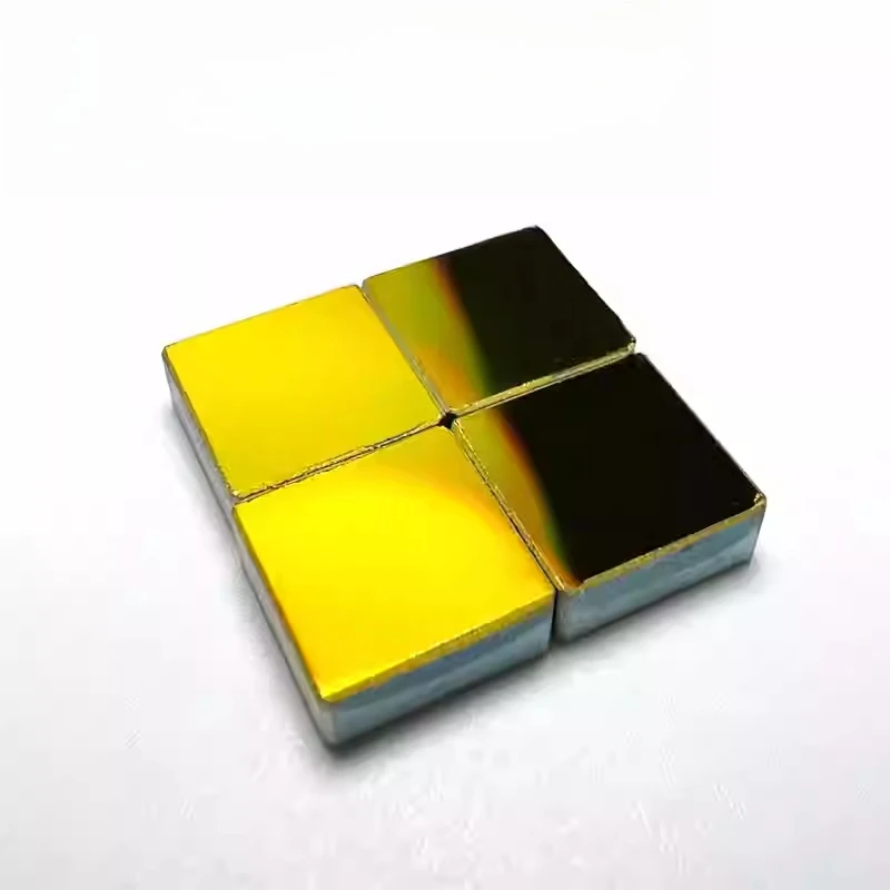 25x25X6  Gold-Coated Holographic Blazed Diffraction Grating Optical Glass Transmission/Reflection Type