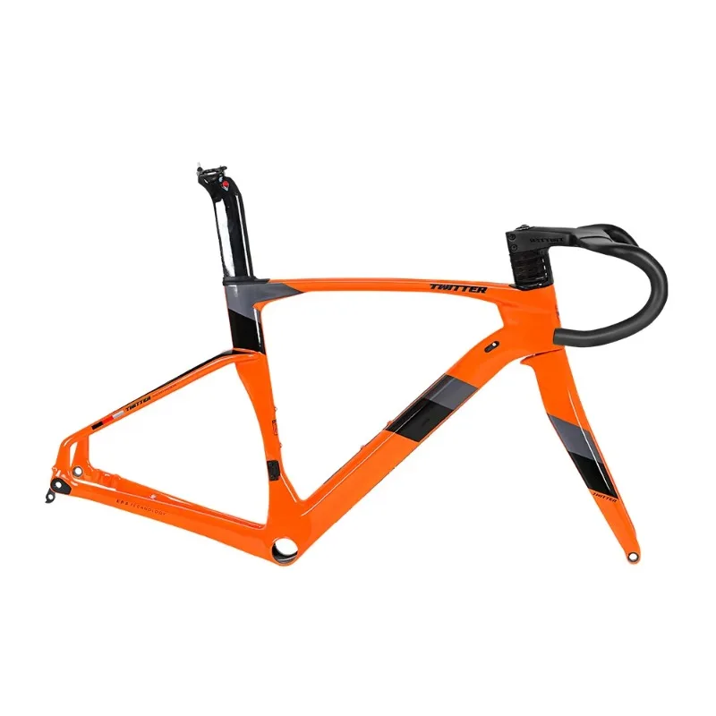 

Road Bike Frame 700C Carbon Fiber Disc Brake Professional Racing Bicycle Frameset Cycling Components Equipment Performance Parts