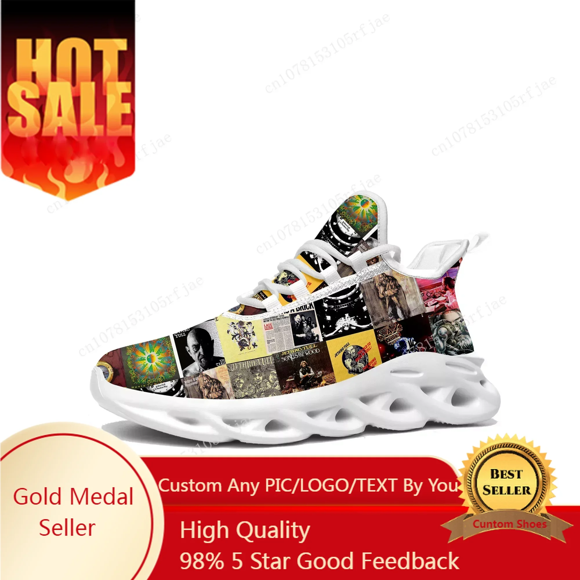 

Jethro Tull Folk Band Flats Sneakers Mens Womens Sports Running Shoe Robert Smith Sneaker Lace Up Mesh Footwear Tailor-made Shoe