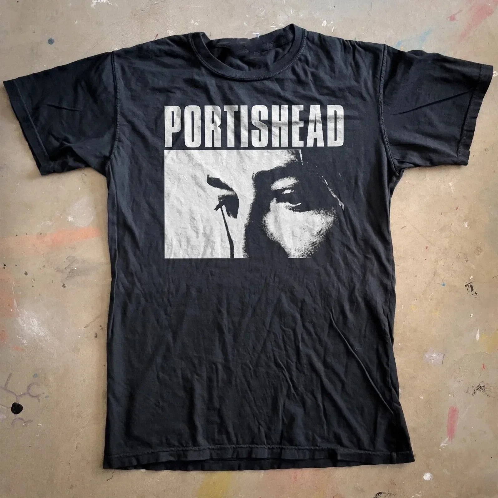 Rare Portishead 90s T shirt Short Sleeve All Size S M L 2345XL Cotton