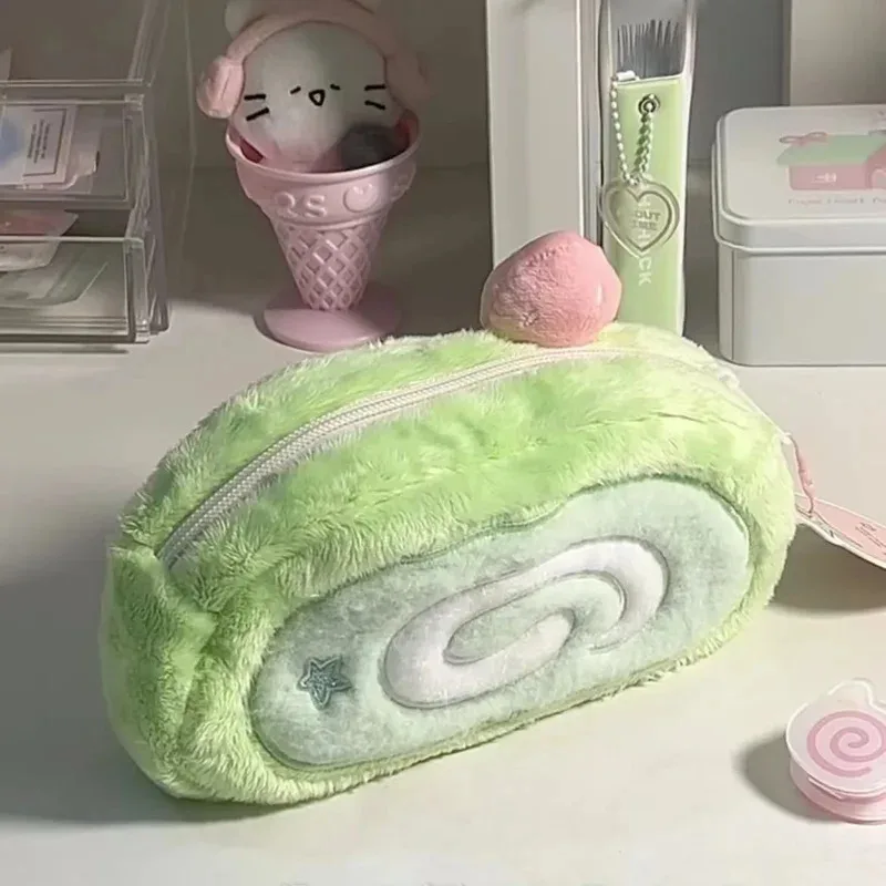 Picture 4: Large Capacity Cute Plush Pencil Case | Multifunctional Stationery Storage Bag