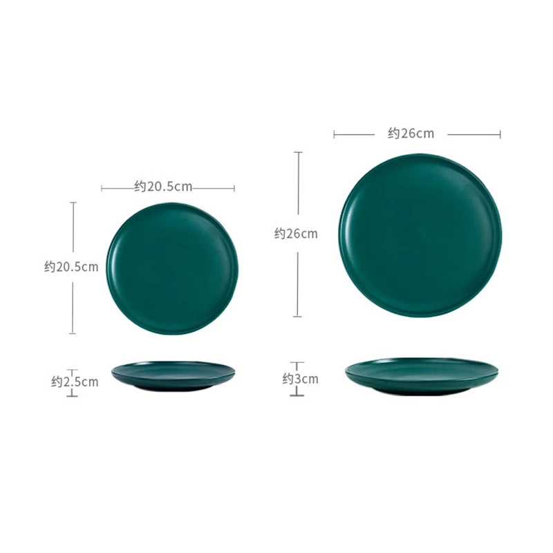 مجموعة أطباق الميكروويف الجمالية الزفاف سلطة الحلوى مطعم أواني الطعام المطبخ Pratos De Jantar صينية تقديم المطبخ #6