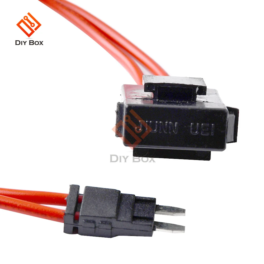 Car Modification ACC Non-destructive Fuse Box Power Extension Cord Small Double Wire Fuse Tap Holder Extension Wire 16AWG