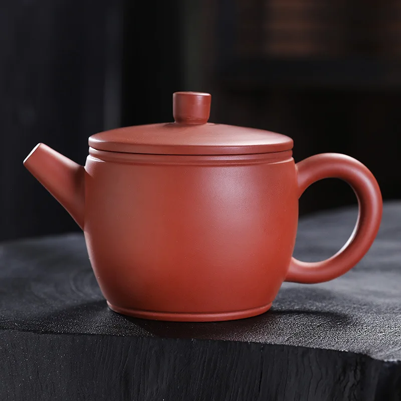 200cc Red Mud Admiralty Teapot Hand Made HanTile Mesh Zhuni Large Opening Purply Clay Chinese Kongfu Tea set Teaware