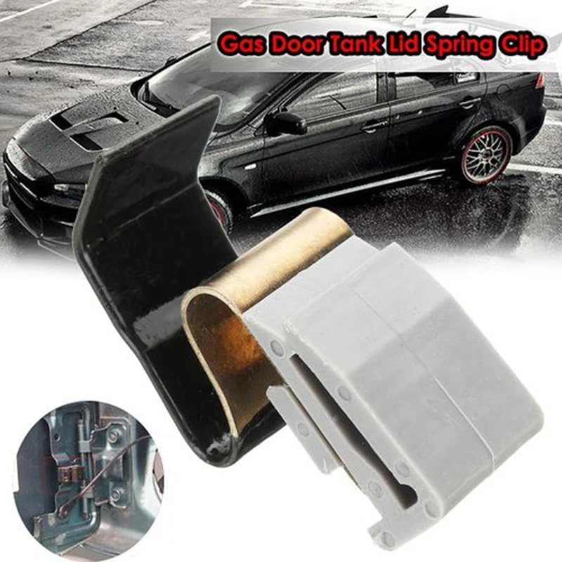 

For Mitsubishi Montero Outlander Lancer Eclipse Galant Gas Fuel Door Tank Lid Spring Clip MR970563 MB642442