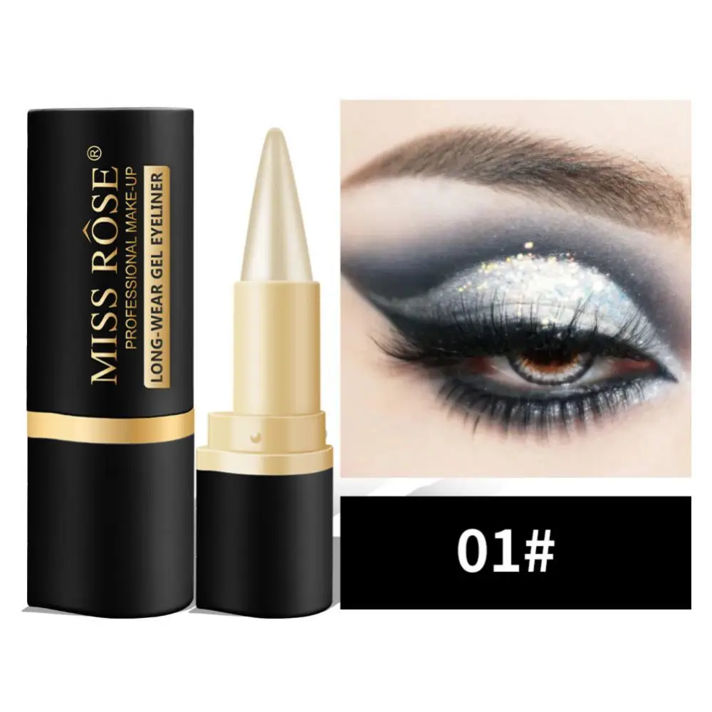 Long-Wear Gel Black Eyeliner Kajal Eye Pencil Wateroroof Eyeshadow Pen Set Eyes Makeup Eye Liner Matte Eye Shadow Make Up