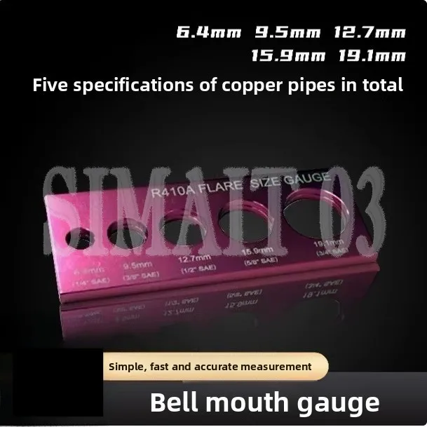 For CPS Flaring Gauge Tool | Copper Tube Flare Size Measuring Gauge for HVAC/R | Quick & Accurate Flare Inspection