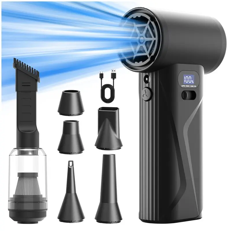 

ABWM-Violent Blower: Мощный ручной турбовентилятор 64 мм, бесщеточный, с тягой 160 г, высокомощный канальный вентилятор, турбовентилятор для автомобиля