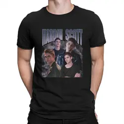 Men's T-Shirt Hardin Scott Retro Novelty 100% Cotton Tees Short Sleeve Excellent British Actor T Shirts Crewneck Clothes Adult