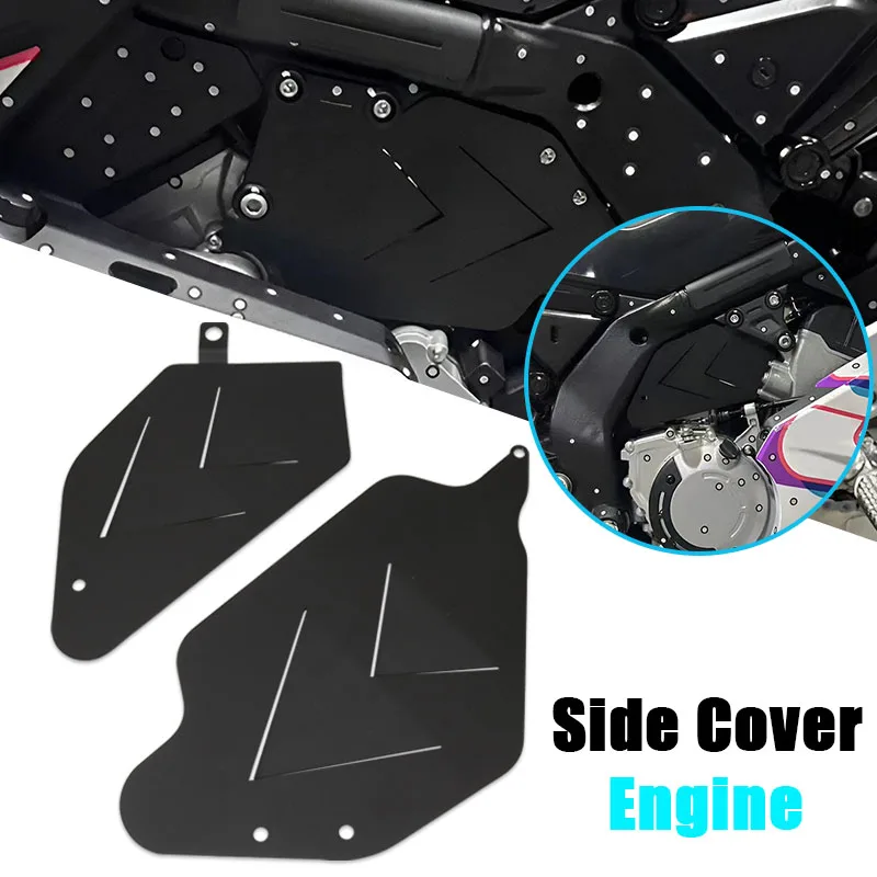 

Motorcycle Engine Side Cover Crash Cap Guard Protection Shield Plate Shark Fin Protection Board For 675SR For 675SR-R 2024