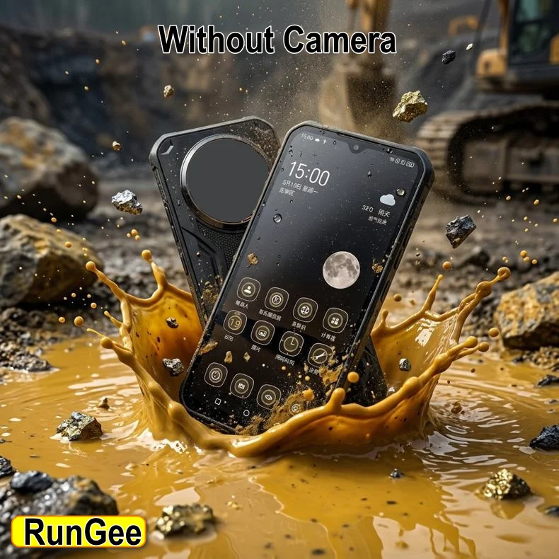 Explosion Proof NO/Without Camera Smartphone, 10000mAh Battery, Android14, 8GB+256GB, IP68 Waterproof, NFC, 4G Dual SIM