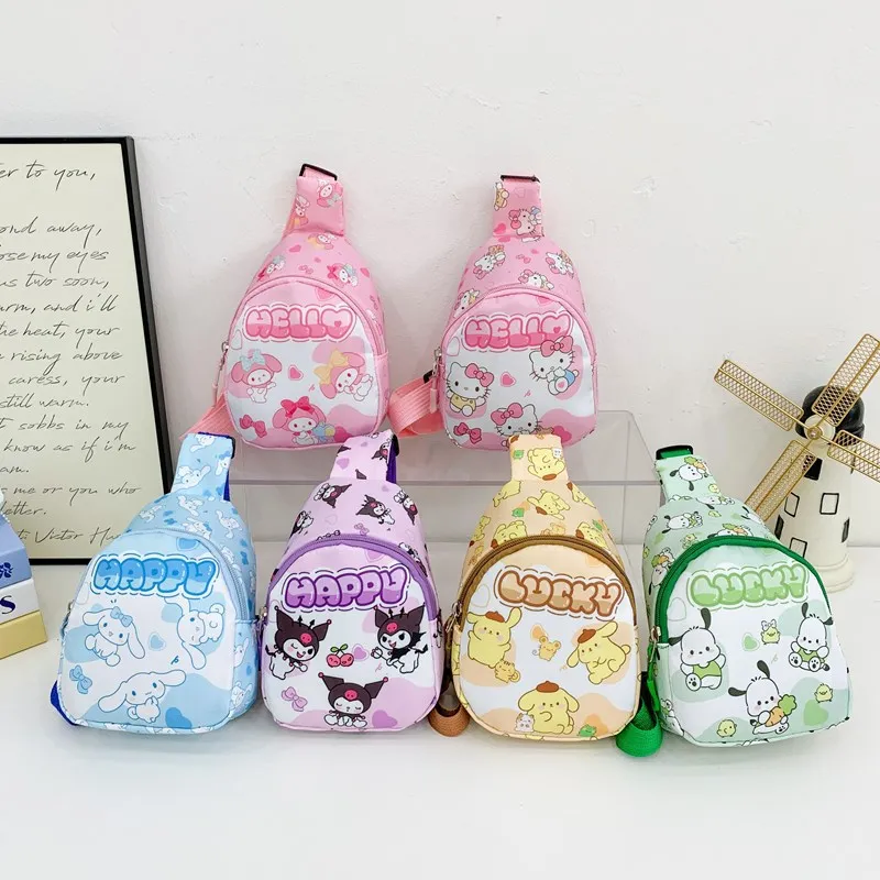 1 قطعة حقيبة صدر كرتونية لطيفة حقيبة كروس 2025 newc صفر المحافظ #1