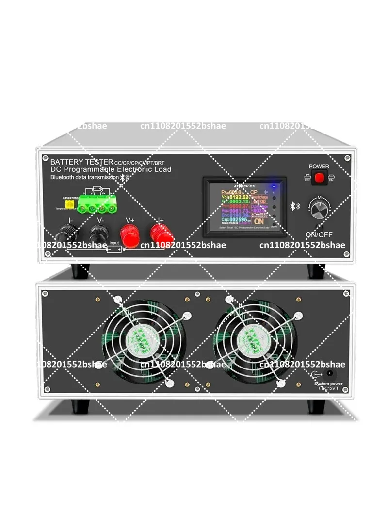 600W 200V 40A Battery Capacity Monitor Electronic Load Power Tester Discharge Meter for Car Check