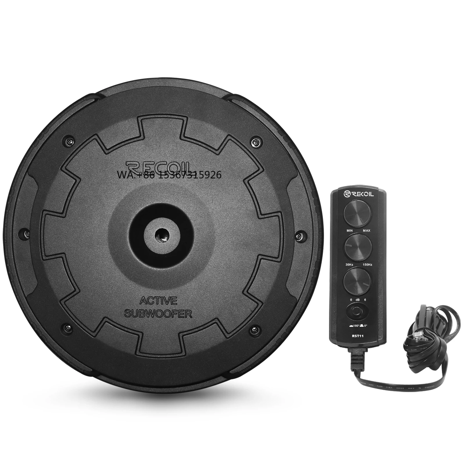 

11 Inch 200RMS Built-in Amplifier Active Car Subwoofer All-in-one Powered Subwoofer Spare Tire Subwoofer
