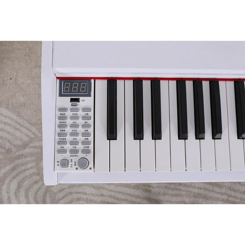 New Product Piano Keyboard Digital Piano 88 Keys Pedals Digital Electronic White Stand Digital Piano