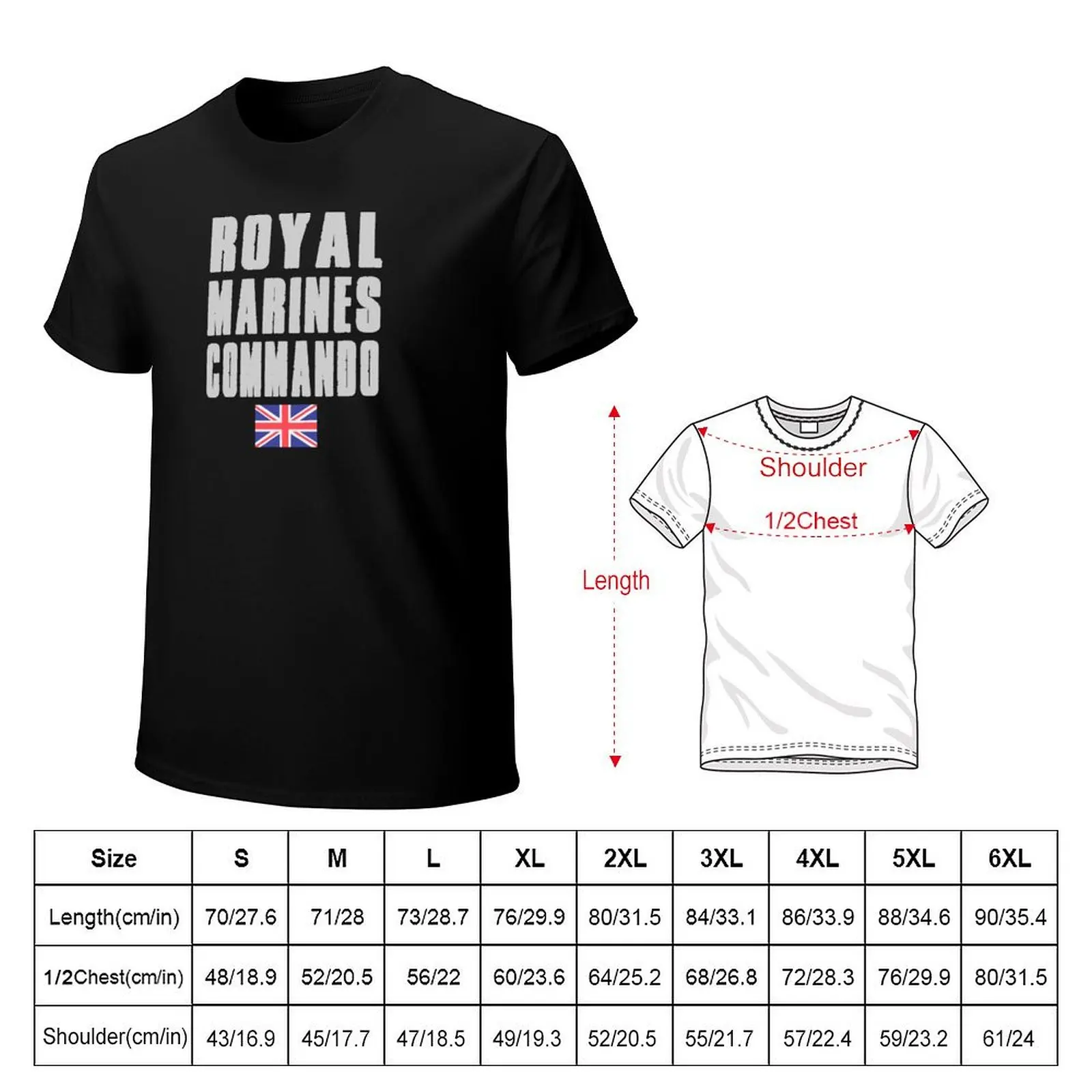 Royal Marines Commando - Marine style shirt T-Shirt Plus Size Loose Fit T-Shirt