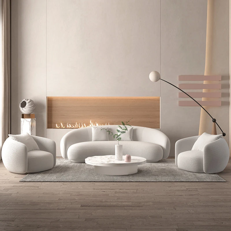 Italian Banana Sofa Minimalist Shaped Sofa Living Room Simple Modern Arc Cashew Sofa