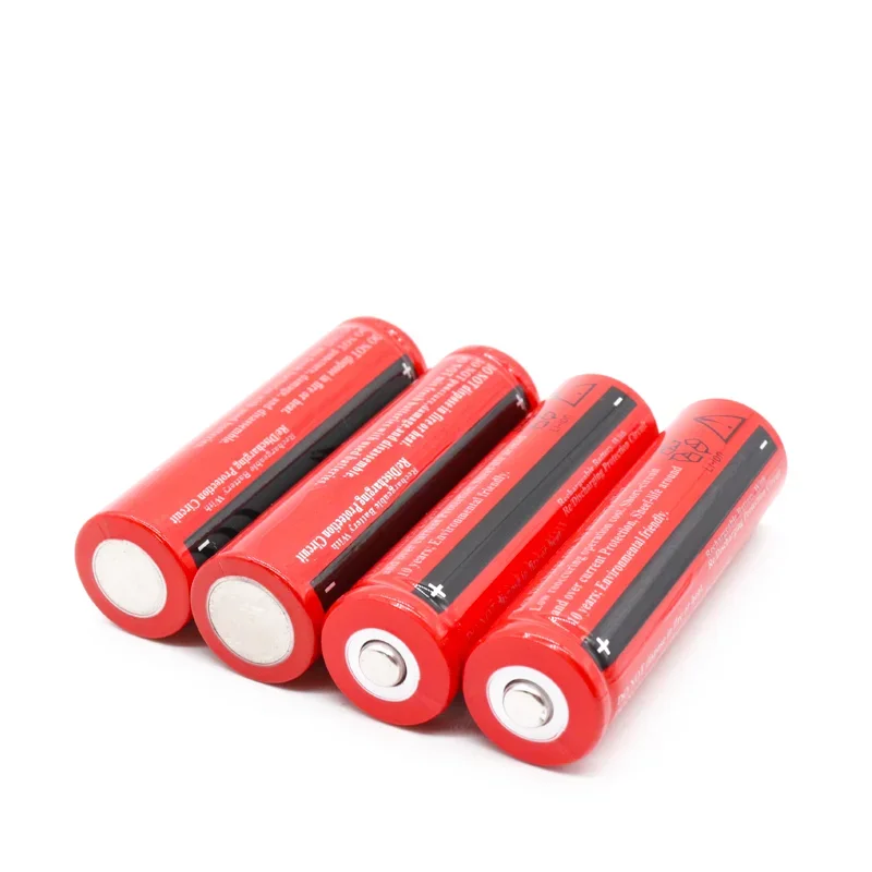 100% New 18650 Battery 3.7 V 6800 Rechargeable Liion for Led Flashlight Litio