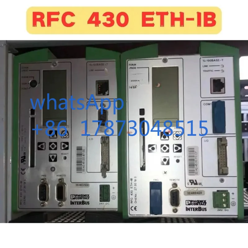

Используется 2730190 RFC 430 ETH-IB Нормальная функция протестирована нормально