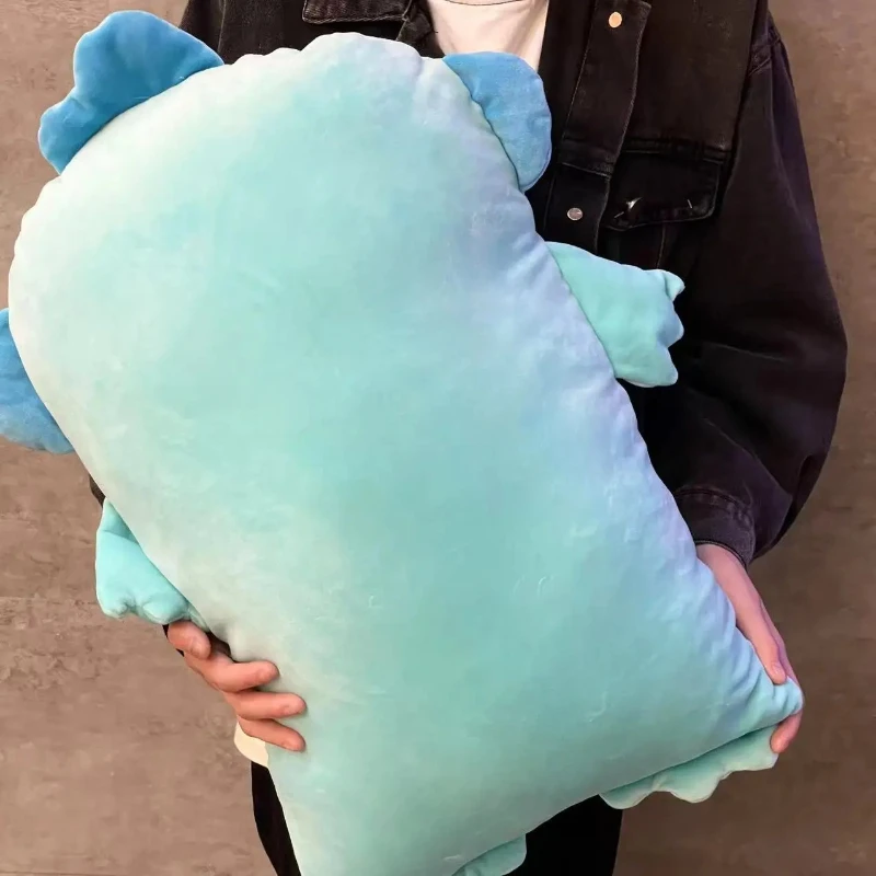 55cm anime hangyodon pelúcia macia boneca brinquedo volta almofada confortável dos desenhos animados lance travesseiro crianças presente de aniversário de natal