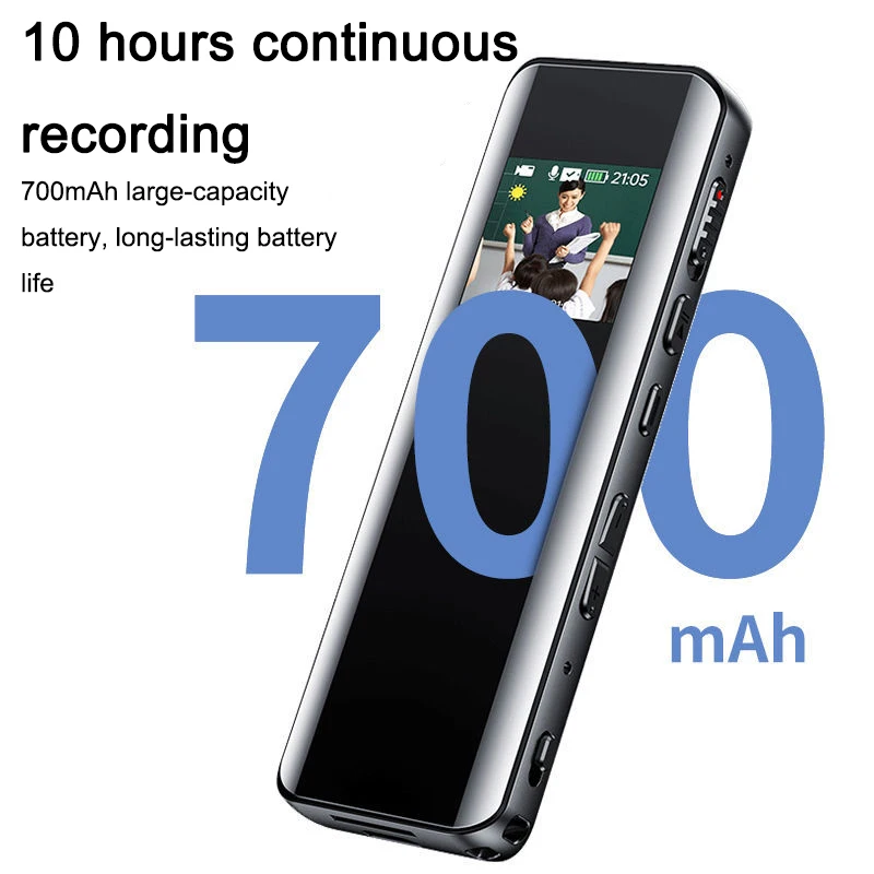 CERASTES Di Động Đầu Ghi Kỹ Thuật Số Cơ Thể Mini Camera HD 1080P Màn Hình Di Động Tầm Nhìn Ban Đêm Nhỏ Tiếng Ồn Giảm Ghi Âm