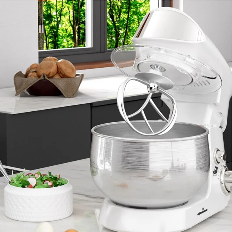 ماكينة الشيف، خلاط عجين منزلي صغير متعدد الوظائف أوتوماتيكي بالكامل، خلاط عجين، كريمة العجن والمعكرونة الحية