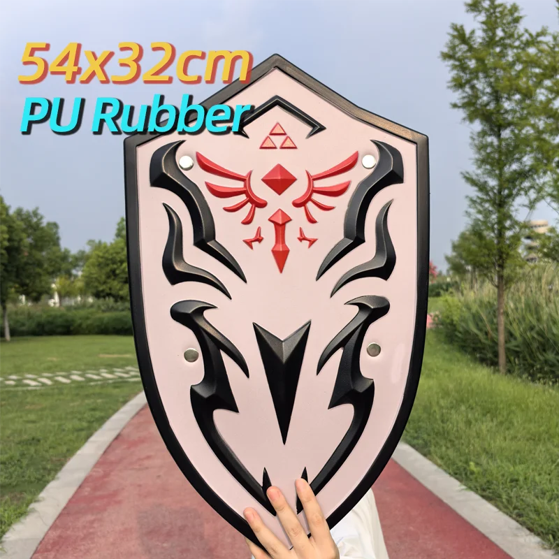 1:1 jogo de cosplay skyward escudo defensor link arma crianças presente role play presente escudo de borracha