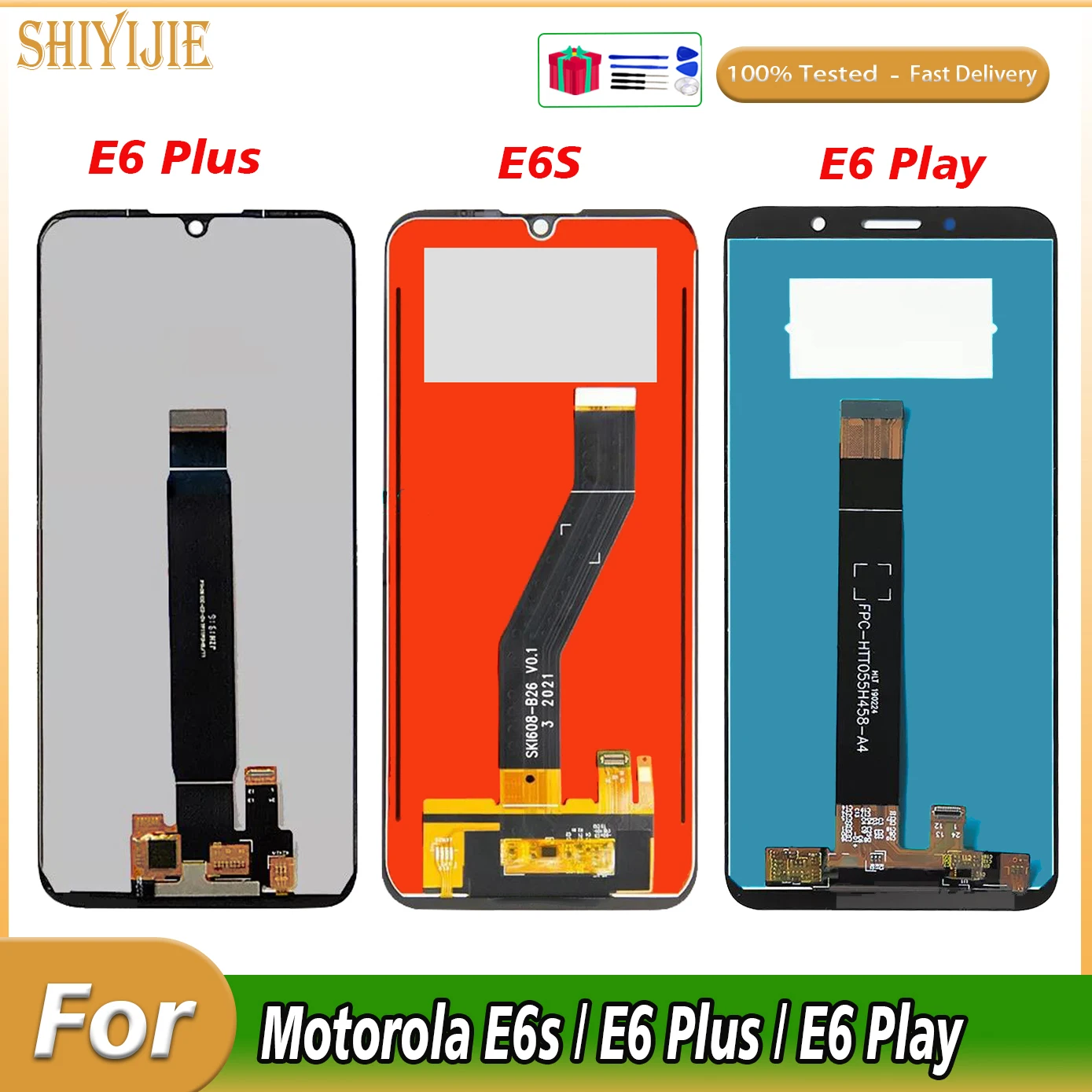 Original For Motorola Moto E6 E6i E6S E6 Plus LCD Display Touch Screen For Moto E6 Play Display Digitizer Assembly Replacement