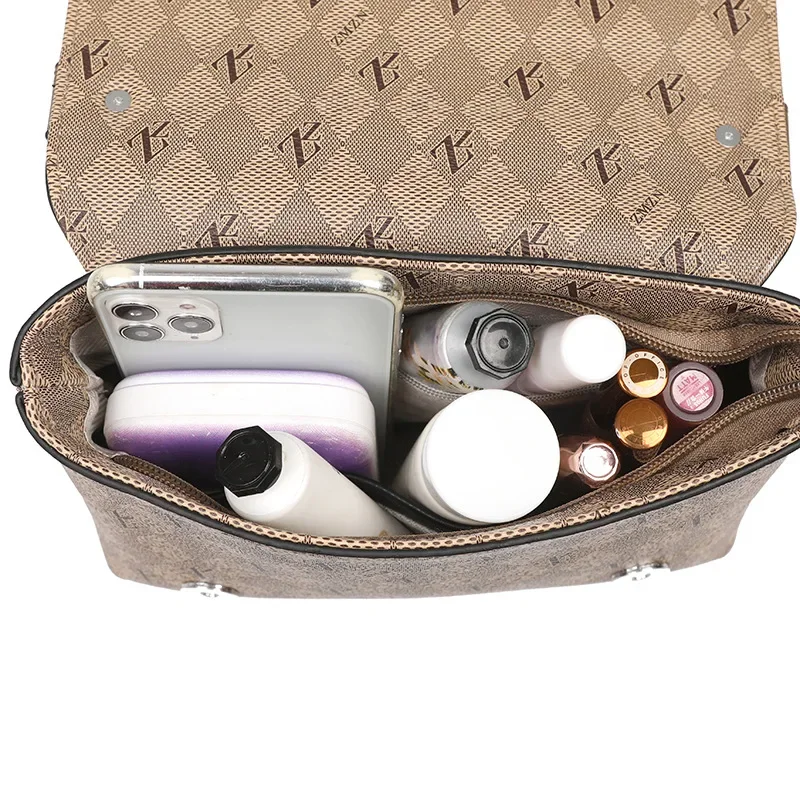 المرأة شخصية رسالة الشطرنج حقيبة كتف صغيرة مخصصة الملابس التبعي