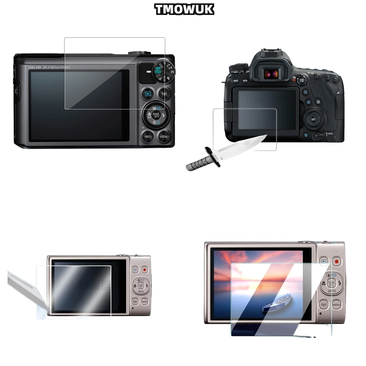 

For Canon SX730 SX740 Sx740hs Sx730hs Photography Lovers Protector - 9H Tempered Glass Anti-Glare Privacy Screen Film