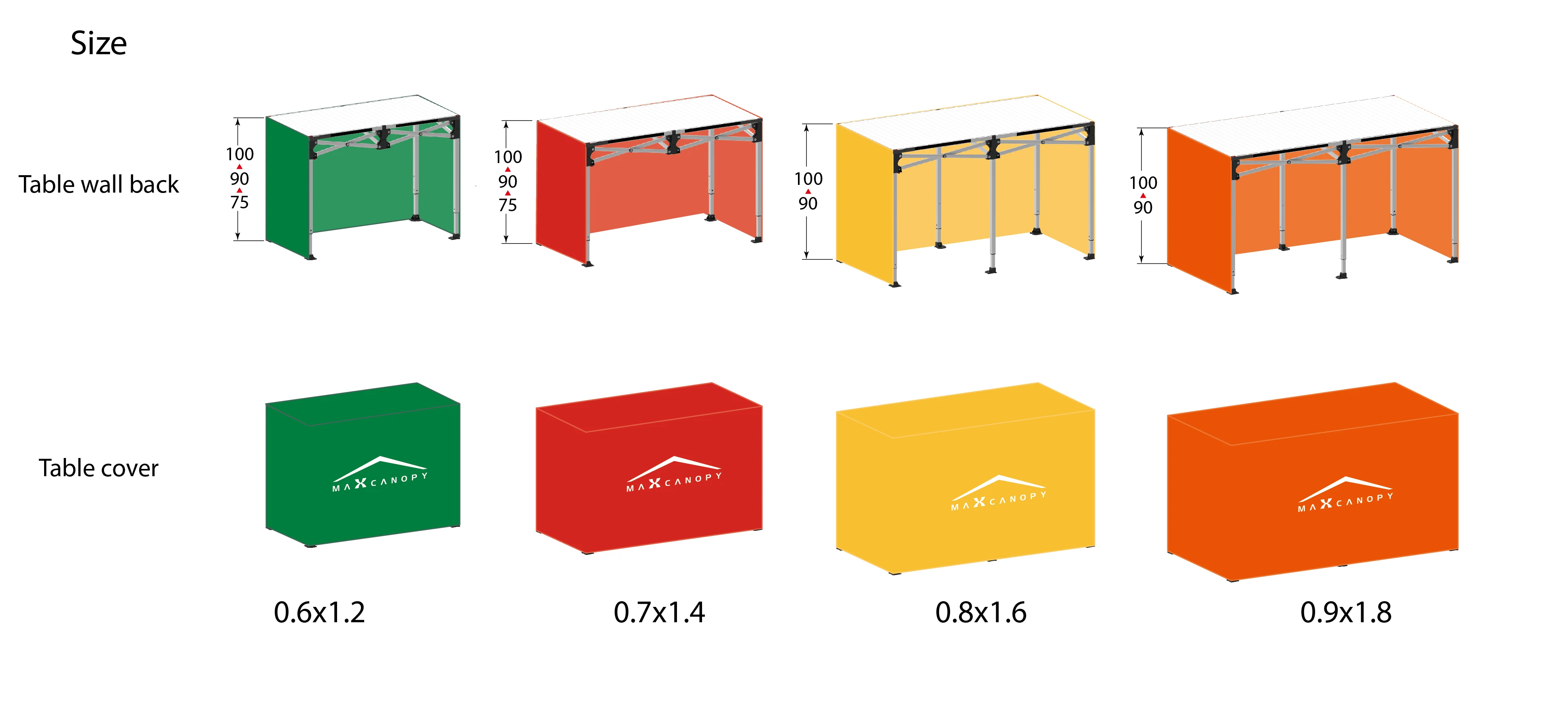Outdoor Custom Printed Advertising 0714 Folding Table with Aluminium Plate Easy Setup Indoor Exhibition Show Tent