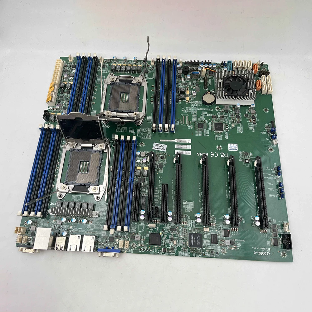 X10DRG-Q For Supermicro Two-way Server Motherboard LGA 2011 Support C612 Xeon E5-2600 v3/v4 Family DDR4 PCI-E 3.0 Fully Tested