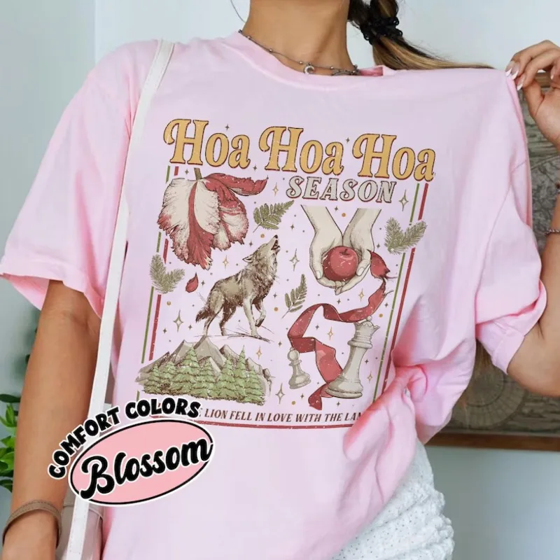 Twilight Inspired Comfort Color Shirt Hoa Hoa Hoa Season Vampires T Shirt City Of Forks Vampires Wolves Book Lover Gift Tee