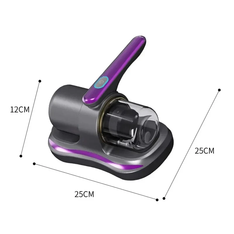 New style Electric Wireless Handheld Mattress Bed  Mite Remover Ultraviolet Ray To Remove Bed Mites  Handheld Vacuum Cleaner