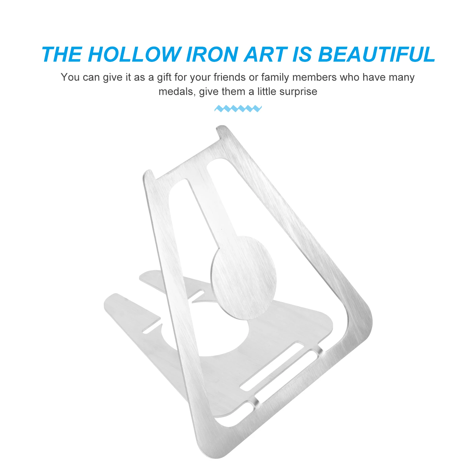 

Creative Display Rack Desktop Badge Iron Bracket Crafts Decorative Team Sportsmedal Badge Holder Desktop Medal Stand Medal