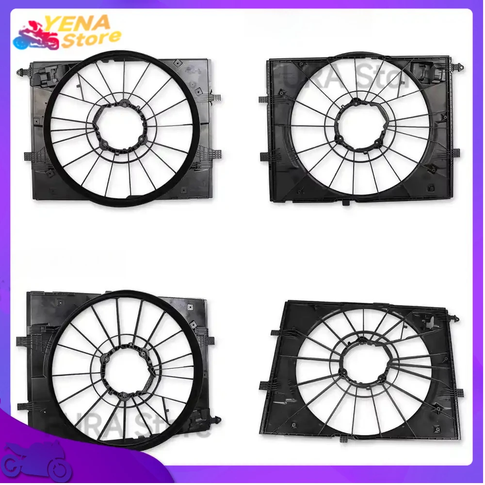 

Подходит для Mercedes W222 C217: Электрический вентилятор охлаждения радиатора в сборе с рамкой двигателя и контроллером, совместимый с автомобилем.