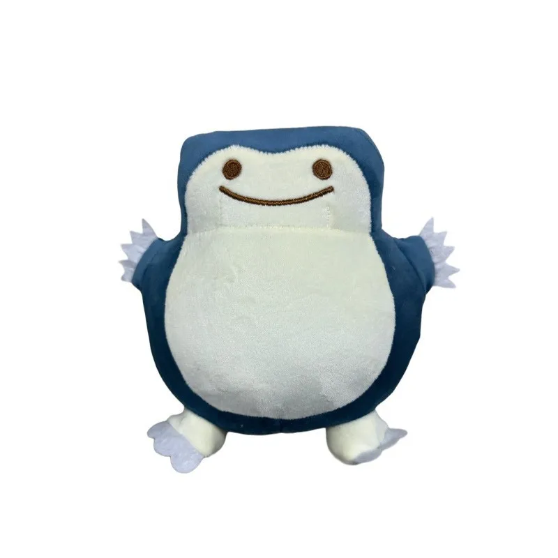 30cm Pokemon Anime Dolls Reversible Pillow Cushion Ditto Transform Snorlax Plush Toys Pillow Doll For Gift