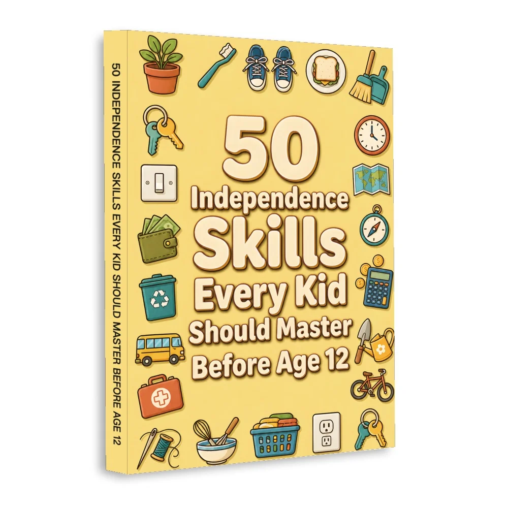 50 Independence Skills Every Kid Should Master Before Age 12, Guide to Confidence, Responsibility and Problem Solving
