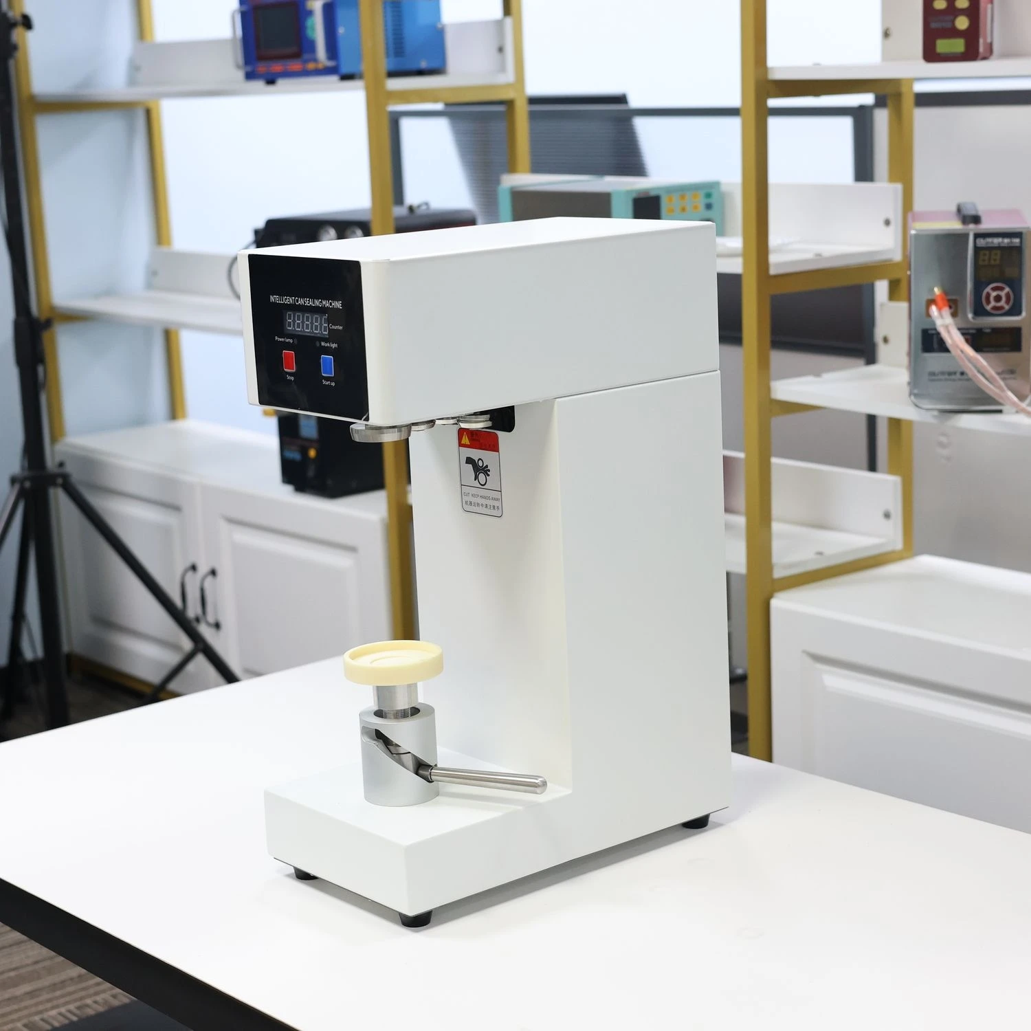 

QLS-180 Commercial Grade Can Sealer Machine 180W for 55mm Cans with One Touch Start Function