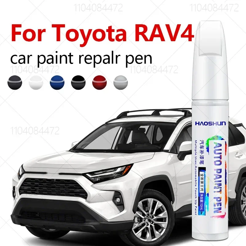 For Toyota RAV4 1994-2025  XA10 XA20 XA30 XA40 XA50 Paint Repair Pen Touch Up Scratch Remover DIY Auto Accessories Black White